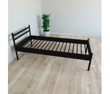 Ліжко Tobi Sho COMFORT-1 односпальне металеве 190X90 Чорний