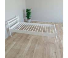 Ліжко Tobi Sho COMFORT-1 односпальне металеве 190X80 Білий