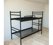Кровать двухъярусная Tobi Sho COMFORT DUO металлическая 190X90 Черный
