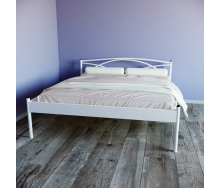 Кровать Tobi Sho PALERMO-1 полуторная металлическая 200X120 Белый