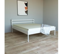 Ліжко двоспальне металеве Tobi sho Гармонія 200X160 білий