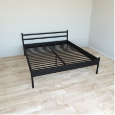 Ліжко Tobi Sho COMFORT-1 двоспальне металеве 190X160 Чорний