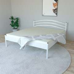 Кровать Tobi Sho GLORIA-1 (50) двуспальная металлическая 190X180 Белый Конотоп