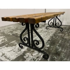 Лавка Tobi Sho Ліра кована вулична для дачі, будинку 1,75 м колір Дуб Бердянськ