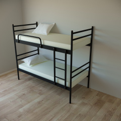 Кровать двухъярусная Tobi Sho COMFORT DUO металлическая 200X80 Черный Нежин
