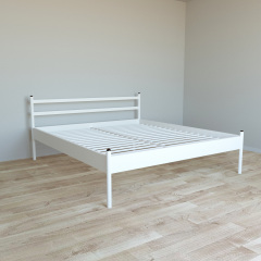 Ліжко полуторне металеве Tobi sho Гармонія 200X140 білий Одеса