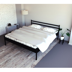 Ліжко Tobi Sho COMFORT-1 полуторне металеве 190X140 Чорний Переяслав-Хмельницький