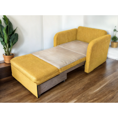 Диван-крісло Tobi Sho Юніор-1.0 розкладний м`який для кухні велюр Magic Amber, 1180х800х800 мм Харків