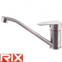 Змішувач для кухні ялинка на шпильці 25см Rix ASA (Chr-004), SUS304 з нержавіючої сталі Фастів