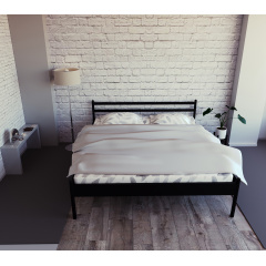Кровать Tobi Sho COMFORT-1 двуспальная металлическая 190X160 Черный Калуш