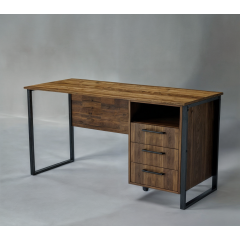 Стіл письмовий Tobi Sho LOFT Volcano СПЛВ/3 прямий з шухлядами, стільниця 36 мм, 1200х600х765 Фаєрвуд Ужгород