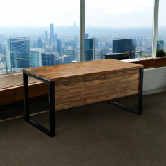 Стіл керівника Tobi Sho LOFT Volcano СКВ/1 прямий стільниця 36 мм, 1600х800х765 Фаєрвуд Хмельницький