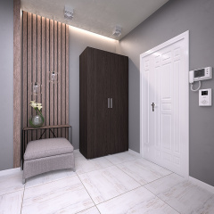 Шафа розпашна дводверна Tobi Sho ST-0010 з полицями, 1000х2180х520 мм Венге Чернівці