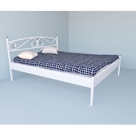 Кровать Tobi Sho VERONA-1 полуторная металлическая 190X120 Белый