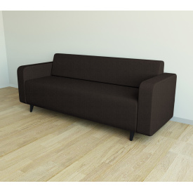 Диван офісний Tobi Sho Арне з підлокітниками 1880х700х740 мм, оббивка велюр Magic Chocolate