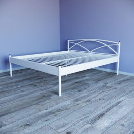Кровать Tobi Sho PALERMO-1 двуспальная металлическая 200X160 Белый