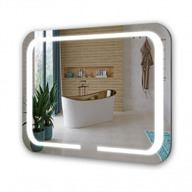 Дзеркало настінне Екватор з фоновим 3D LED підсвічуванням DR-47 900х700х30