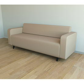 Диван офисный Tobi Sho Арне с подлокотниками 1880х700х740 мм, обивка велюр Magic Beige