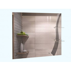 Зеркало навесное Tobi Sho FG-49 прямоугольное с тремя полками 687х600х120