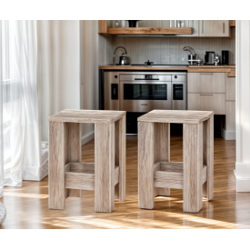Табуретка Tobi Sho Т-1 для кухні, їдальні, тераси 320х320х450 Дуб сонома в комплекті 2 шт