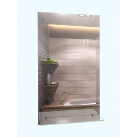 Зеркало навесное Tobi Sho FG-2 прямоугольное с полкой 400х687х120