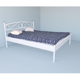 Кровать Tobi Sho VERONA-1 полуторная металлическая 200X120 Белый