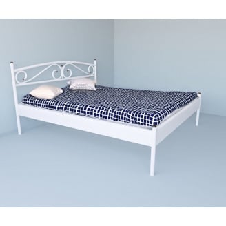 Ліжко Tobi Sho VERONA-1 полуторне металеве 190X140 Білий