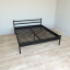 Кровать Tobi Sho COMFORT-1 двуспальная металлическая 190X160 Черный Калуш