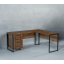 Стол угловой офисный Tobi Sho LOFT Volcano СУЛВ/2-1 с 4 ящиками столешница 18 мм, 1400х1200х750 Фаервуд Геническ