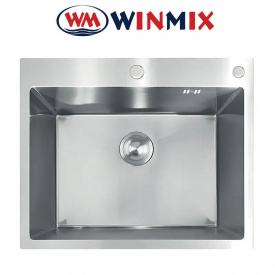Кухонна мийка Winmix MH6050 Decor NANO-SILVER з нержавіючої сталі