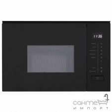 Встраиваемая микроволновая печь Interline Slim Size MWC 320 SSG BA черное стекло