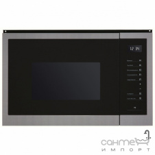 Встраиваемая микроволновая печь с грилем Interline Edge One MWG 925 SSA BA черное стекло/нерж. сталь