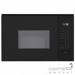 Встраиваемая микроволновая печь Interline Slim Size MWC 320 SSG BA черное стекло Васильків