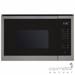 Встраиваемая микроволновая печь с грилем Interline Edge One MWG 925 SSA BA черное стекло/нерж. сталь Чернігів