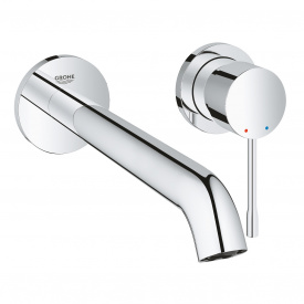 Змішувач для умивальника Grohe Essence L-розмір на 2 отвори хром (29193001)