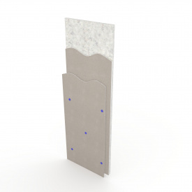 Звукоизоляционная сэндвич-панель Isophon Panel Slim 1500х500х40мм