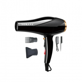Фен для волос Sokany с насадками Черный (SK-2214)