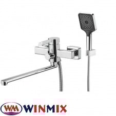 Смеситель для ванны длинный нос Winmix Bond EURO (Chr-006), Польша