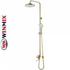 Душова колона із змішувачем Winmix Wilson 009-J Brushed Gold, Польща Коростень