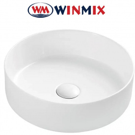 Раковина (умивальник) накладна Winmix Premium TOPPER-0102 365*365*125mm (біла)