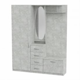 Передпокій Компаніт Тамара 1600 мм дсп сіра-ательє