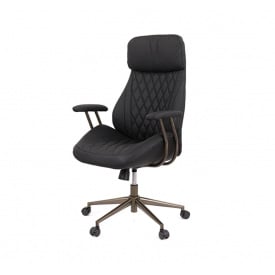 Крісло АКЛАС Кассіно 9663-52P Чорне