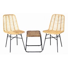 Комплект плетених меблів Cruzo Терра два стільці з кавовим столиком