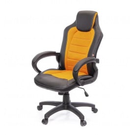 Крісло АКЛАС Астон PL TILT Жовтогаряче