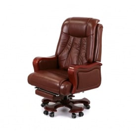 Крісло АКЛАС Трістрам EX RL Коричневий (Шкіра Lux LC-I)