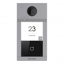 IP-відеопанель Hikvision DS-KV8113-WME1(C) 2 Мп Сірий (265829)