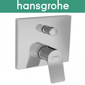 Змішувач Hansgrohe (art 75415000) для ванни, одноважільний, прихованого монтажу, Vivenis, Хром