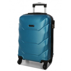 Чемодан маленький под ручную кладь S Madisson Snowball 32303 пластиковый 40л Бирюзовый Тячев