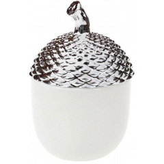 Банка керамическая Серебристый желудь 800мл, white Bona DP37810 Слов'янськ