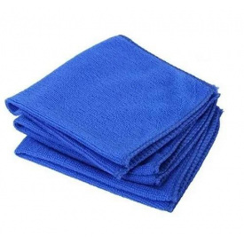 Набір мікрофібри двосторонньої Bluefield 30×30 см 10 шт Синій (Н050527-10)